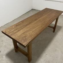 老榆木定制餐桌榆木板大料原木餐厅自然长桌实木电脑桌茶台办公桌