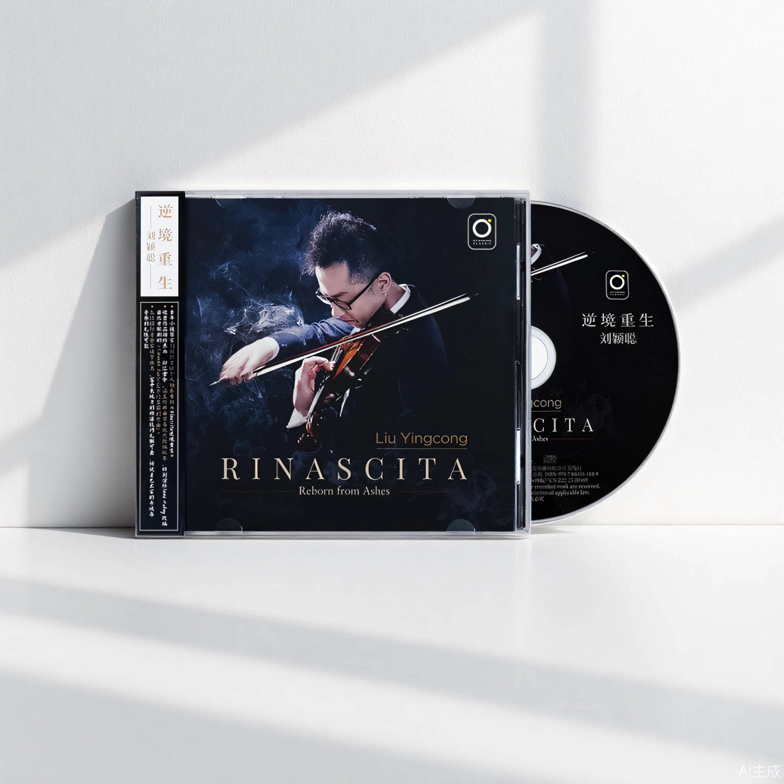 正版 刘颖聪首张专辑 Rinascita逆境重生 古典 CD唱片碟+歌词本