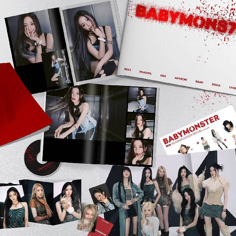 BABYMONSTER宝怪专辑迷你1辑[BABYMONS7ER] 含CD写真小卡周边特典