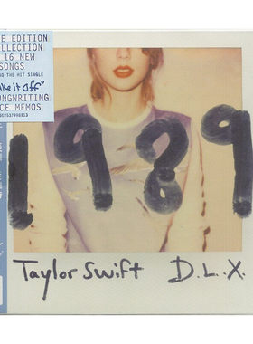正版 霉霉 泰勒斯威夫特Taylor Swift 1989专辑CD+歌词本+拍立得