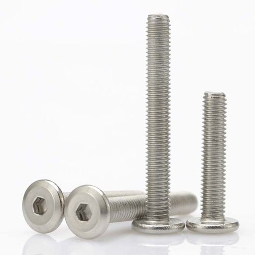 不锈钢倒边平圆头内六角螺丝钉