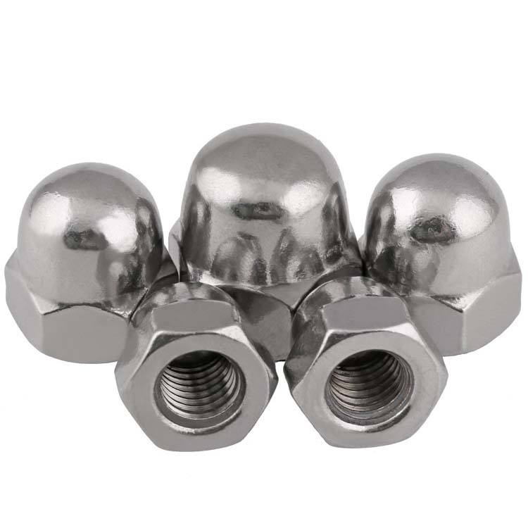 不锈钢盖型螺母反牙美制