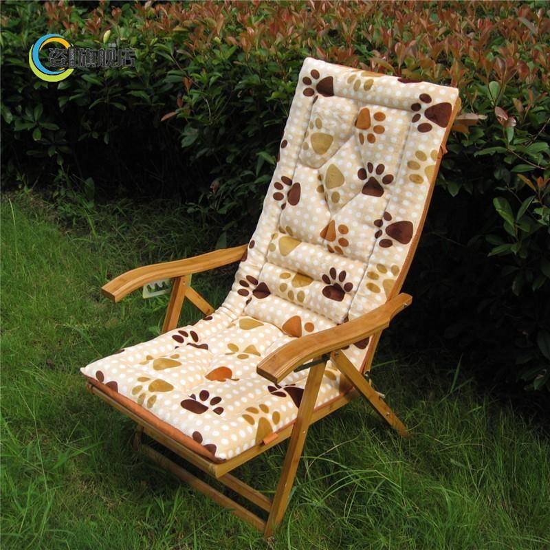 午休躺椅通用坐垫摇椅垫子长椅垫加厚海绵保暖双三人沙发垫藤椅垫