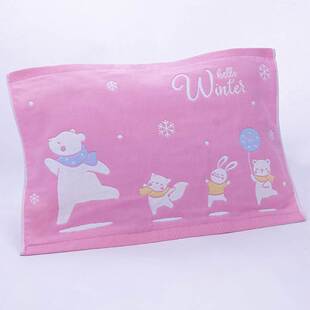 小枕巾纯棉30x50可爱睡觉吸汗四季防滑儿童宿舍毛巾40x60cm