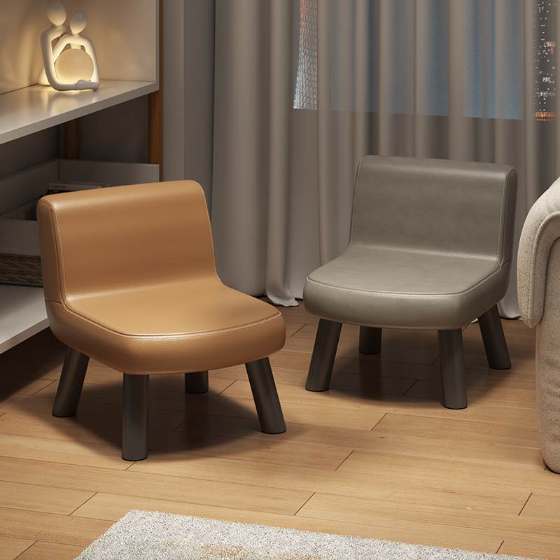 木质矮凳现代简易沙发凳入户门换鞋凳儿童靠背座椅家用茶几小凳子