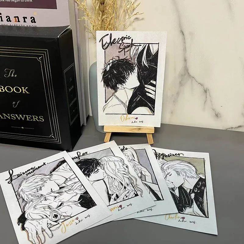 光与夜之恋周边烫金明信片拍立得情热系列角色萧逸齐司礼查理苏