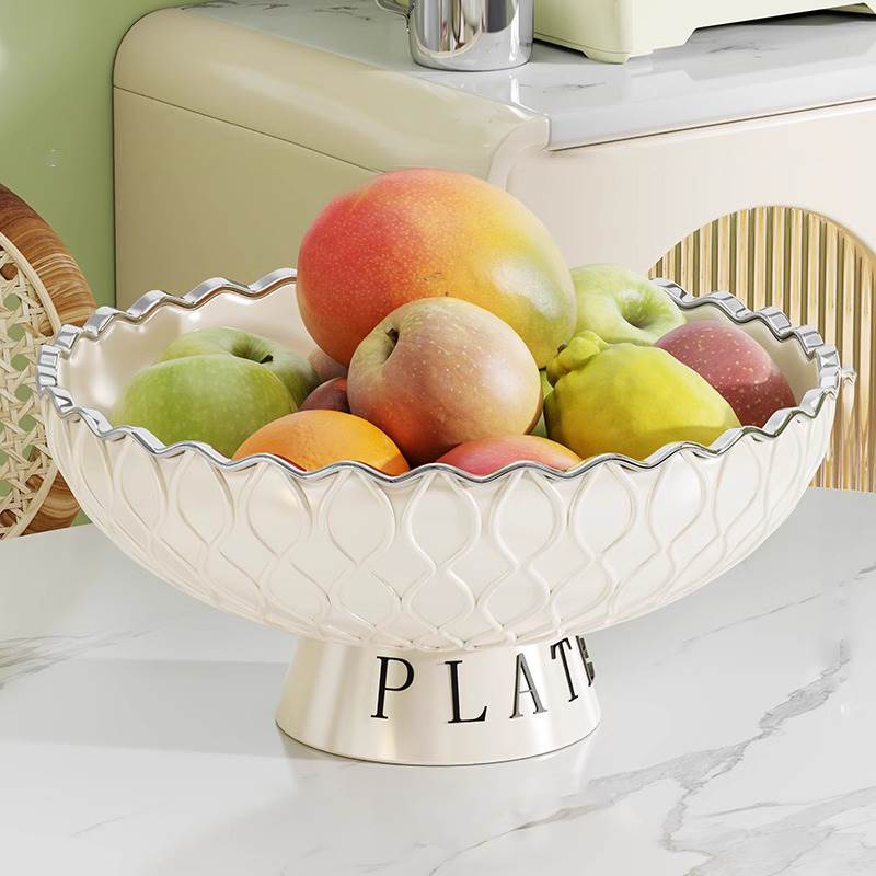 水果置物架轻奢高档水果盘沥水篮客厅家用茶几干果糖果零食摆放盘