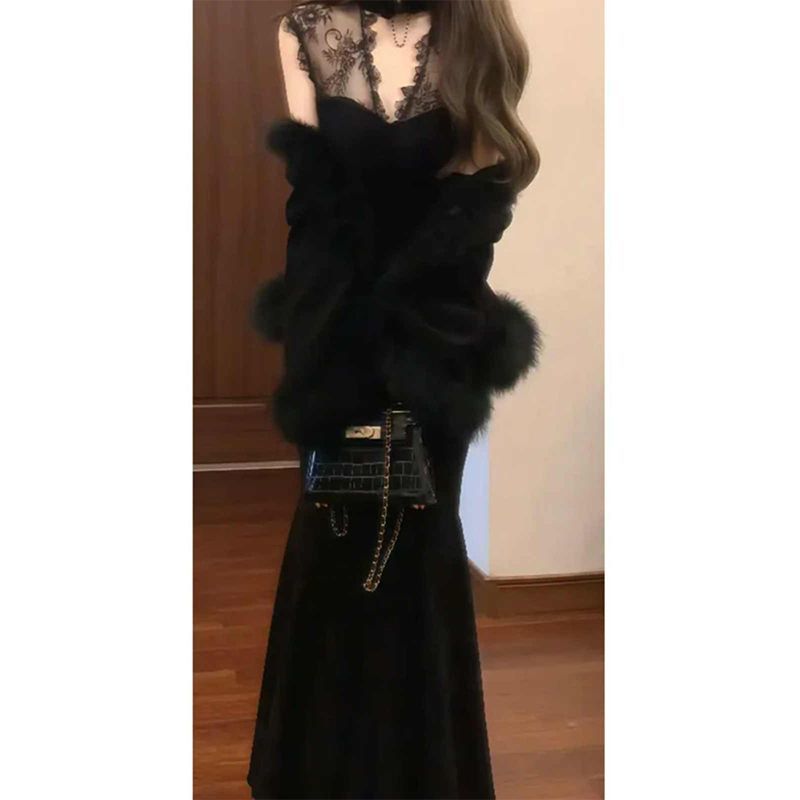 纯欲性感风套装女2024秋