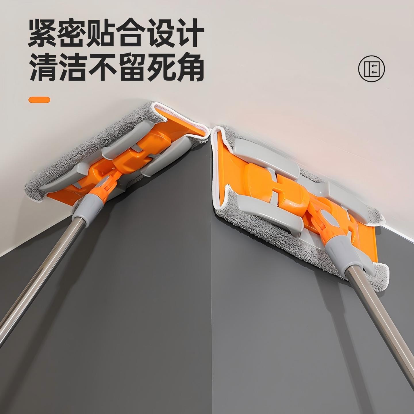 擦墙面神器天花板清洁家用加长伸缩杆洗瓷砖墙壁工具专用刷墙拖把