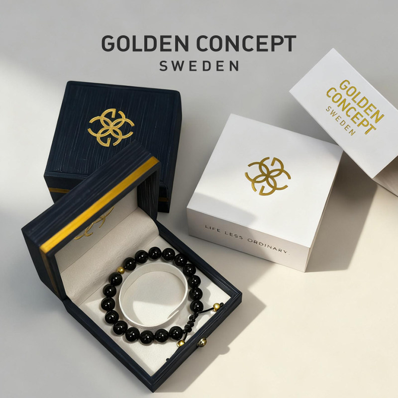 golden concept高端定制手链黑曜石时尚百搭首饰