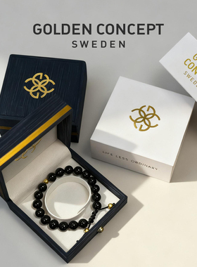 golden concept高端定制手链黑曜石时尚百搭首饰