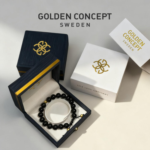 golden concept高端定制手链黑曜石时尚百搭首饰
