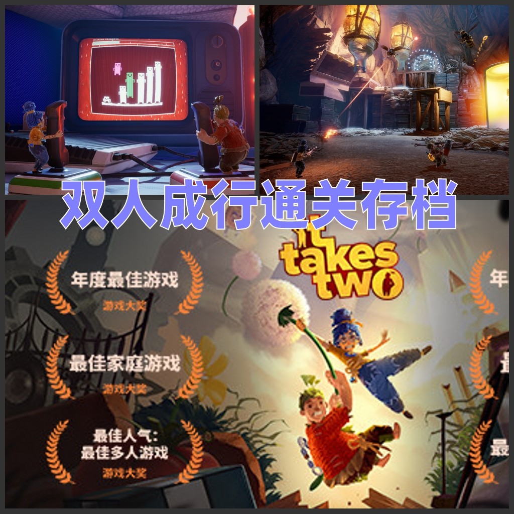 steam平台双人成行全章节解锁 存档替换通关卡任选 不含游戏