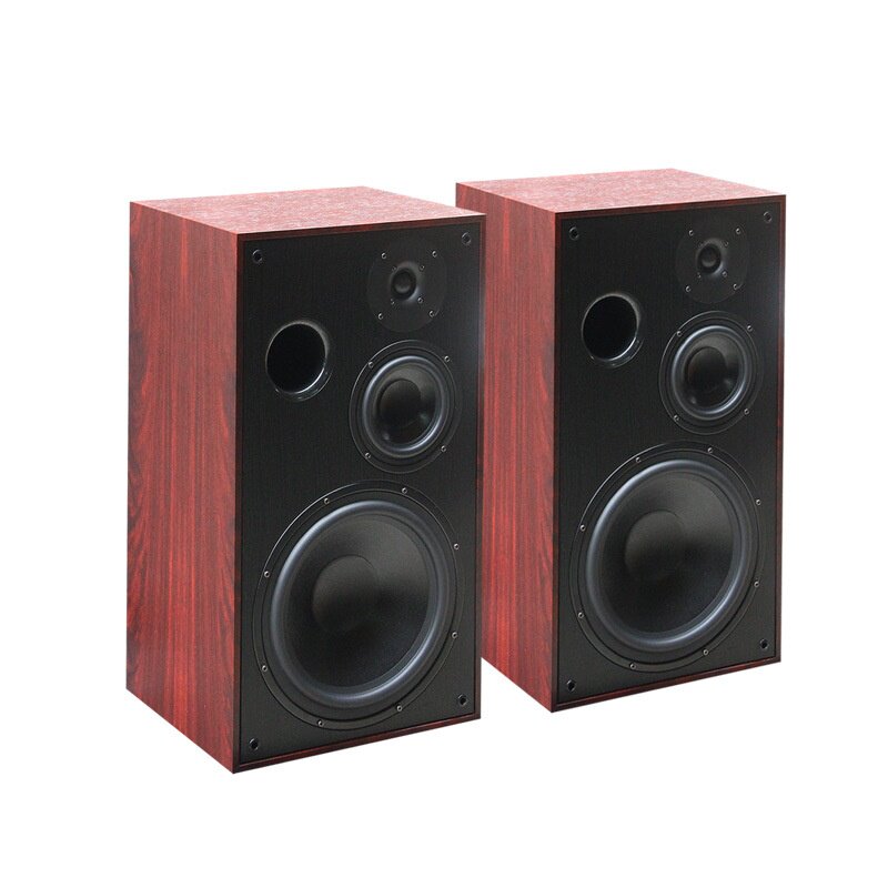 出口发烧8寸书架音箱hifi音响无源二分频大功率前置家用2.0