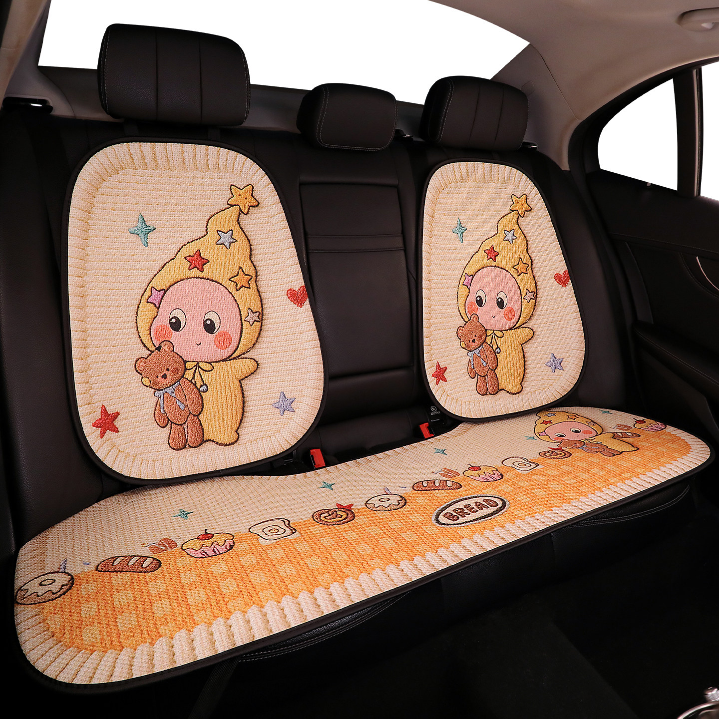 星星人汽车坐垫透气亚麻座垫通风座椅套新款车内座套四季通用女士,汽车用品/电子/清洗/改装,专车专用座套/座垫,淘宝优惠券,粉丝福利购,淘宝优惠卷