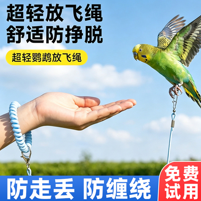 央妈力荐【免费试用】鹦鹉放飞绳