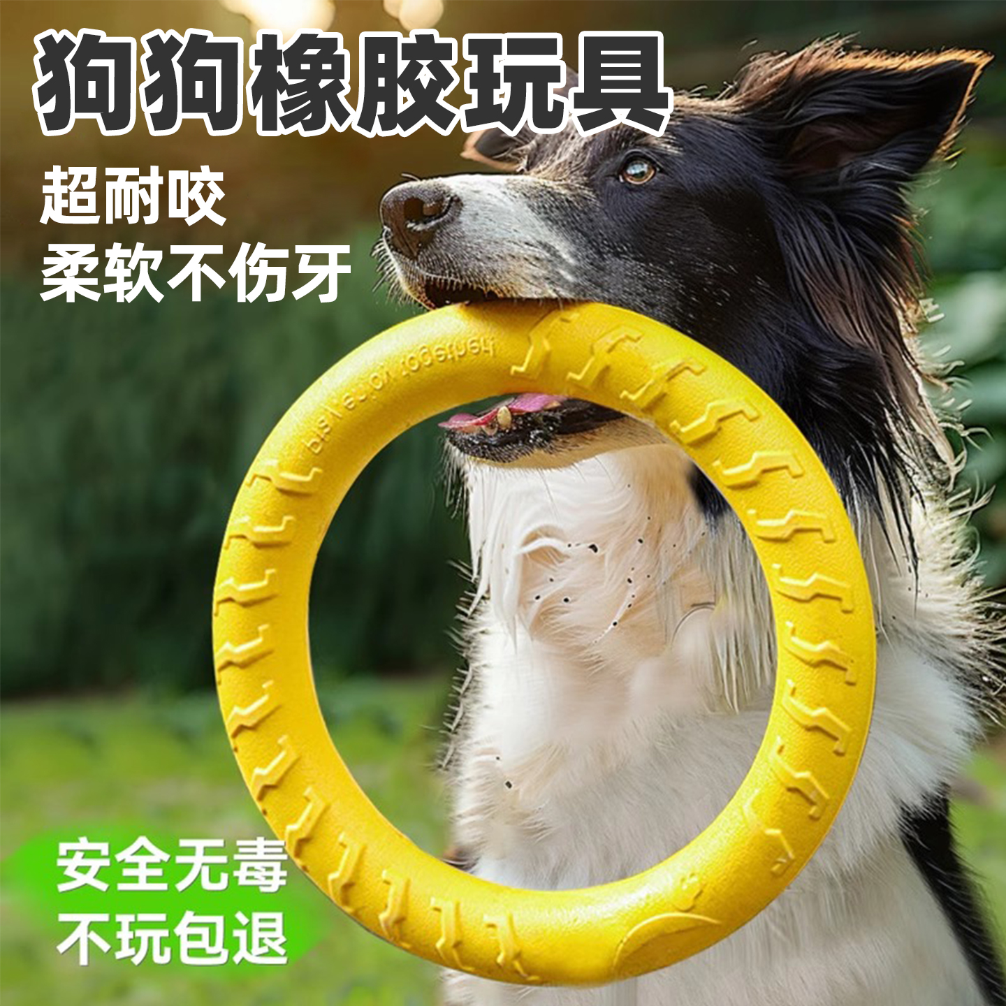 狗狗益智橡膠玩具耐咬無毒