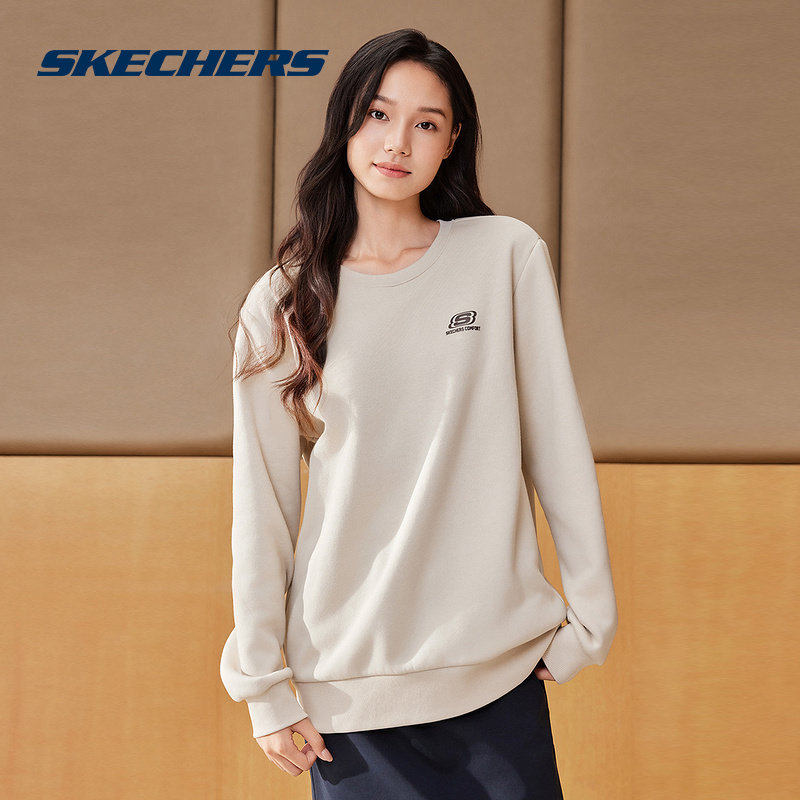 SKECHERS(斯凯奇)（新品）冬中性套头卫衣 L424U170-0046,运动服/休闲服装,运动卫衣/套头衫,淘宝优惠券,粉丝福利购,淘宝优惠卷