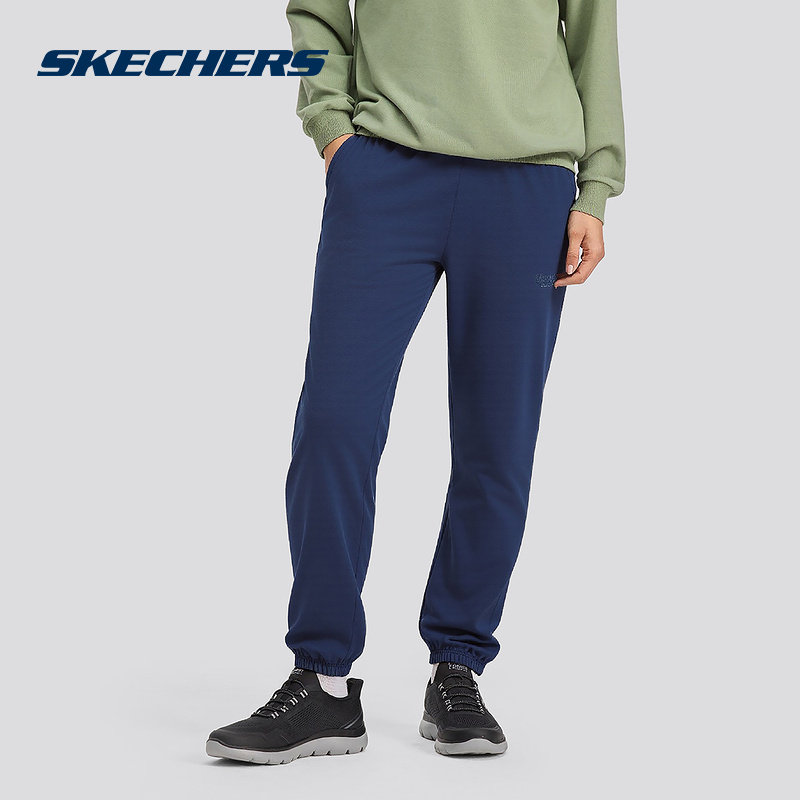 Skechers斯凯奇秋季男裤针织休闲运动长裤百搭舒适束脚裤L325M044,运动服/休闲服装,运动长裤,淘宝优惠券,粉丝福利购,淘宝优惠卷
