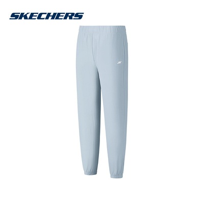 Skechers斯凯奇夏季女士舒适宽松透气休闲针织长裤 P225W151/001C