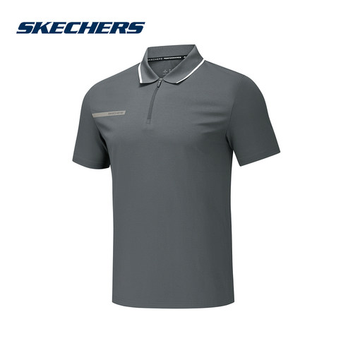 SKECHERS斯凯奇新品2026秋男POLO衫 P326M058-013P