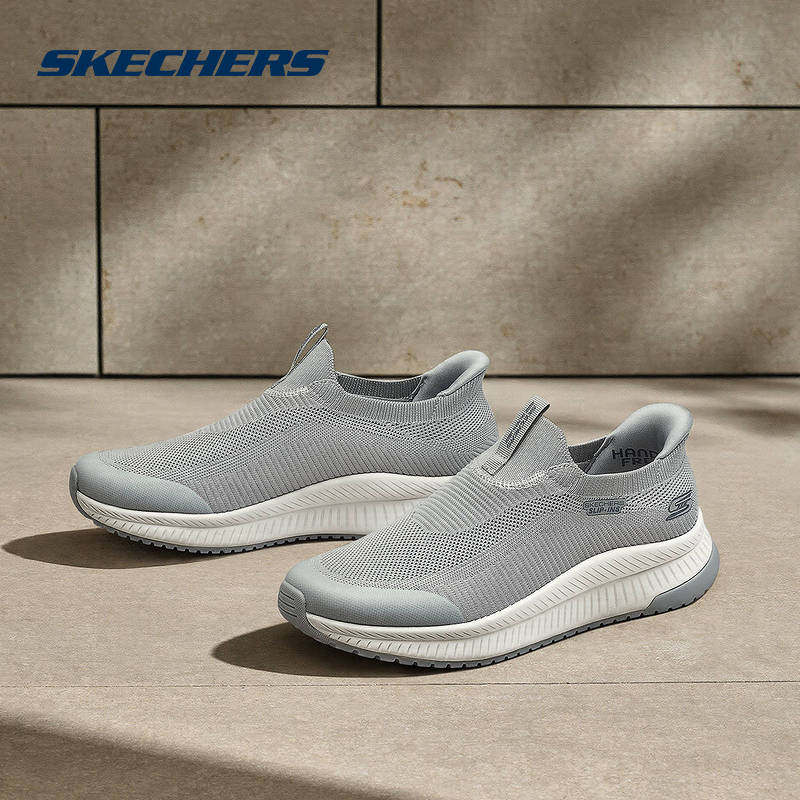 斯凯奇闪穿鞋|2026春季新款男鞋健步鞋休闲鞋软底散步鞋118415