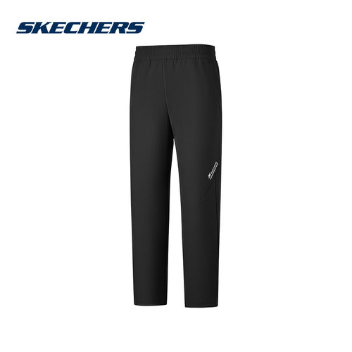 Skechers斯凯奇长裤新款男百搭休闲加绒保暖梭织裤 P126M009/0018