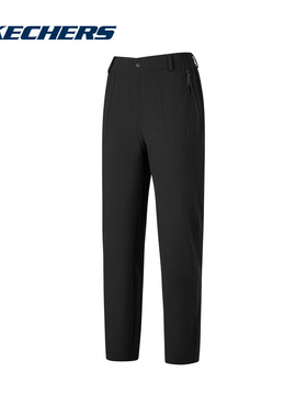 Skechers斯凯奇新女户外系列运动舒适休闲梭织长裤 P425W176/0018