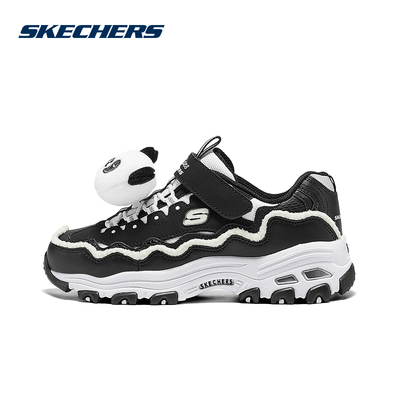 Skechers斯凯奇冬季新款减震低帮舒适百搭女童休闲鞋 319071L/BKW