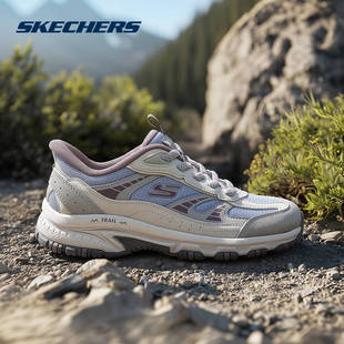 Skechers斯凯奇户外鞋春季新款女徒步鞋厚底老爹鞋运动鞋180355C