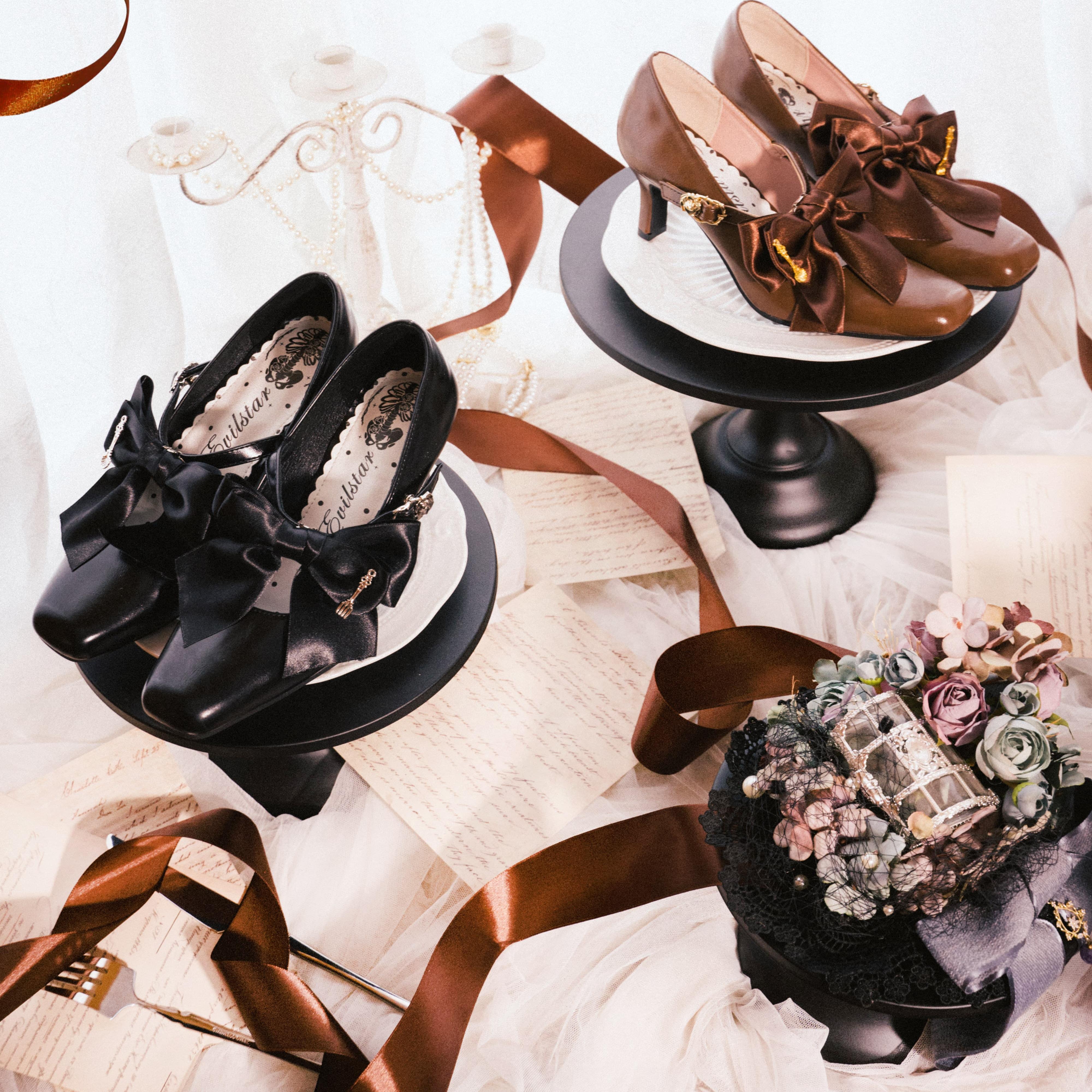 原创lolita中跟日系复古