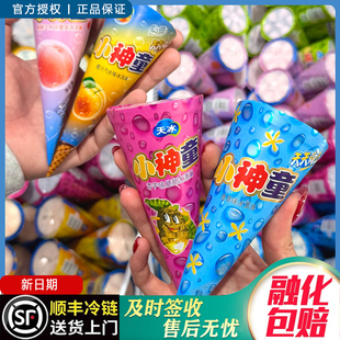 2026年新日期天冰小神童冰激凌香草哈密瓜草莓巧克力脆甜筒冰淇淋