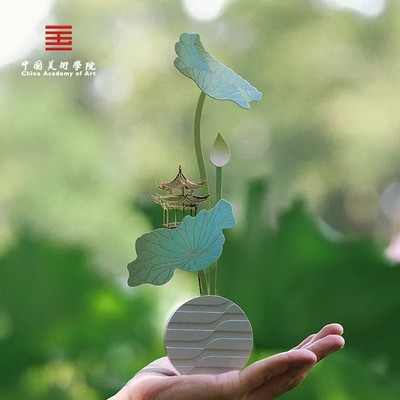 中国美术学院文创湖上微风香薰桌面摆件乔迁旅游纪念品礼物女