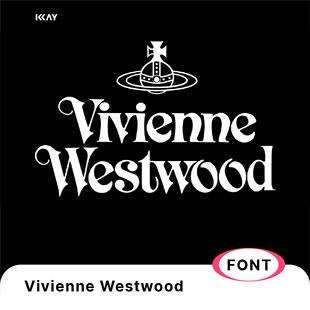 优雅西太后Vivienne Westwood朋克英文装饰字体包png免扣设计素材