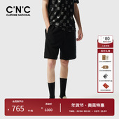 品质斜纹面料 CNC男装 奥莱春夏直筒轻奢薄款 运动休闲短裤 男