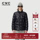 商场同款 CNC男装 奥莱白鸭绒翻领羽绒服男冬季 轻奢保暖外套