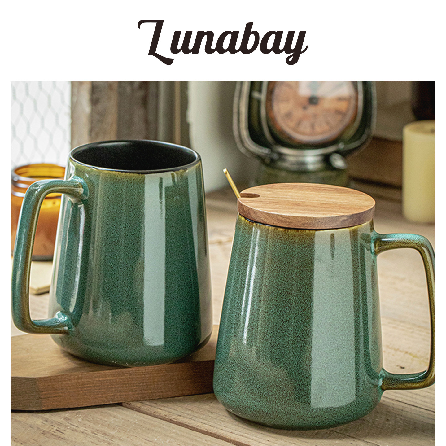 lunabay实用陶瓷杯精工细作ins风