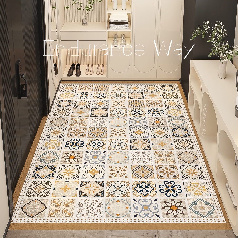 入户门防水地垫家用防滑免洗脚垫地毯门垫进门可擦垫子厨房阳台垫