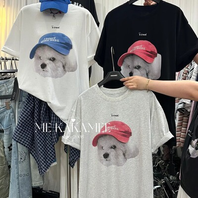 ELOF01937# 官图 21支纯棉210克（100%棉）慵懒宽松卡通印花短袖T