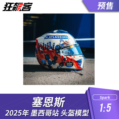 F115威廉姆斯塞恩斯头盔模型