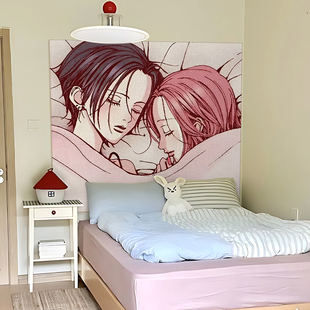 NANA娜娜矢泽爱海报背景布日漫挂画宿舍墙装饰挂布贴纸加星灯挂毯