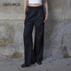 OUTCiRCS TROUSERS STRAIGHT 打褶线条直筒裤 PLEATED