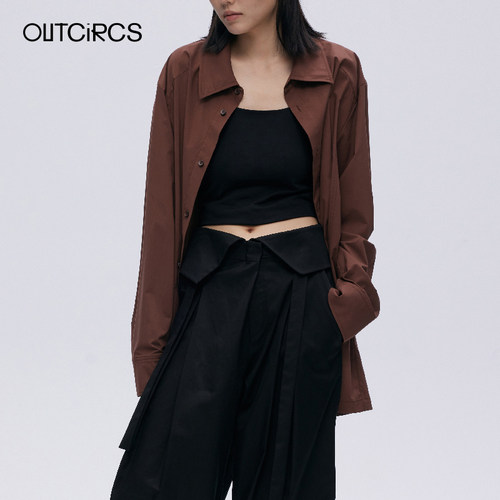 OUTCIRCS日常休闲长袖设计感衬衫
