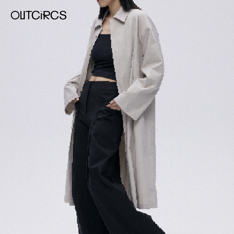 OUTCiRCS折页风衣新款外套