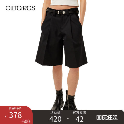 OUTCiRCS短裤男夏季挺括立体口袋