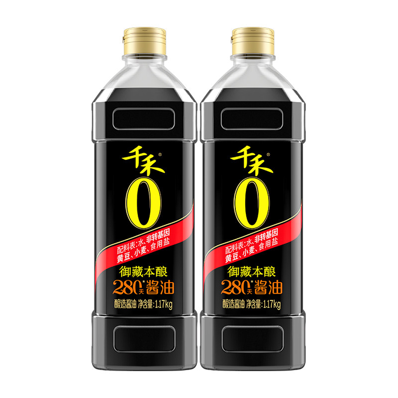 千禾零添加酱油280天御藏本酿图片