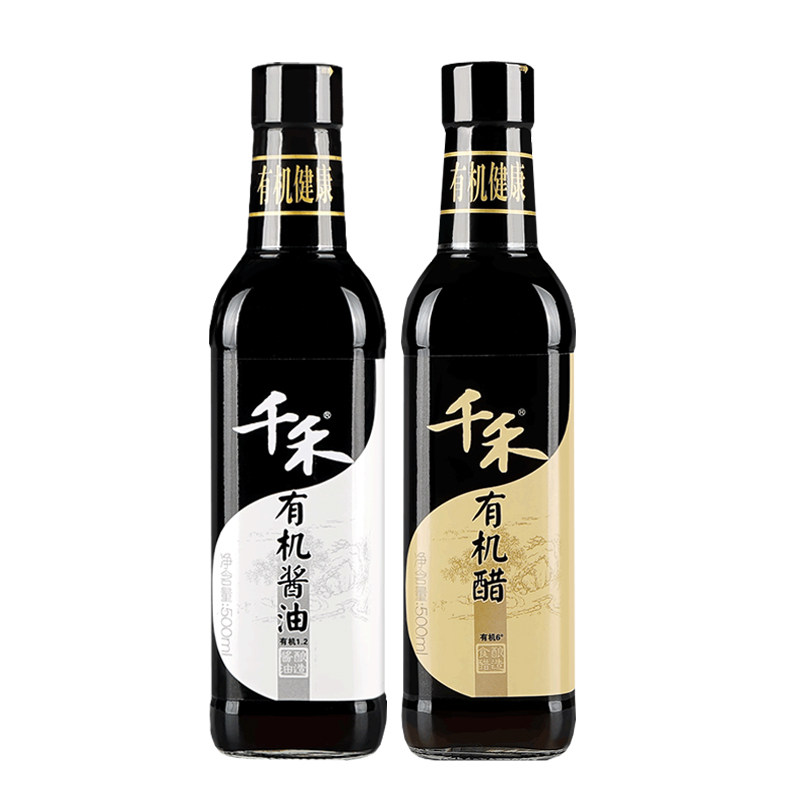 千禾有机酱油醋无糖无防腐剂图片