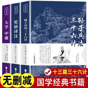 青少年版 无删减 文言文原文原著商业战略 论语译注大学中庸完整版 高中生小学生版 孙子兵法与三十六计正版 全解国学经典 高启强同款