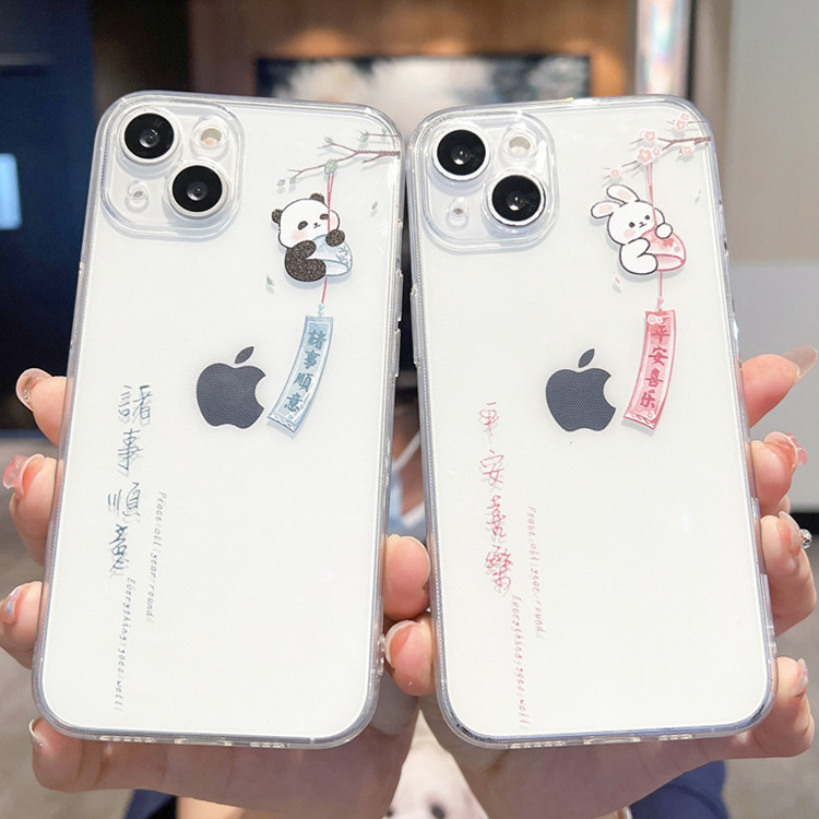 苹果iPhone诸事皆顺熊猫手机壳