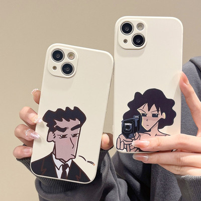 苹果硅胶情侣卡通手机壳